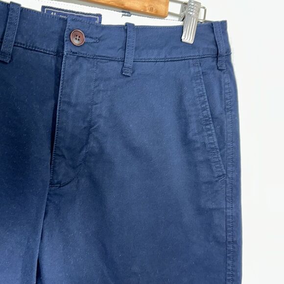 Abercrombie & Fitch 31 x 11” Inseam Navy Cotton Stretch Shorts - Picture 5 of 10